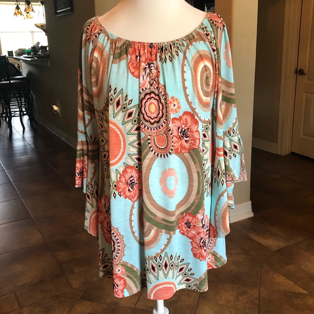 NWOT Flowing & Forgiving Blouse XXL